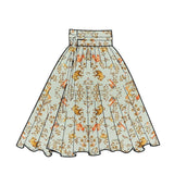 生活韓服 - 半摺裙(棉布)