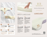 LuxeCloud 人工力學護頸枕頭