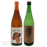 三井の寿 ひやおろし (冷卸) 秋純吟 Porcini 生詰 720ml + 雪の茅舎 純米吟醸 ひやおろし (冷卸) 720ml 組合2枝裝