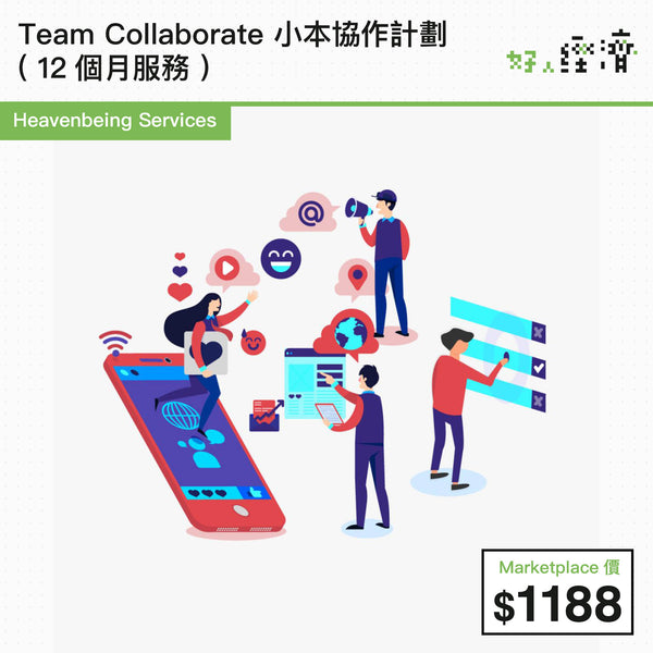 Heavenbeing Services - Team Collaborate 小本協作計劃 (12個月服務)